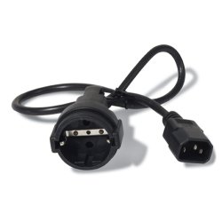 APC AP9880 cavo di alimentazione Nero 0,6 m Accoppiatore C14 CEE7/7