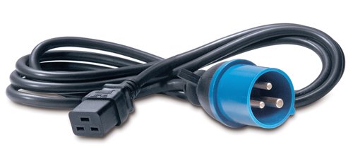 APC NetShelter - Cordon d'alim - Prises CEI309 et C19 - 50/60 Hz - 16A - 2,5m - Professionnels