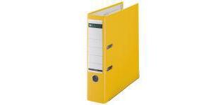 Classeur à levier 180°, A4, 8 cm, PP, jaune