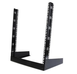 StarTech.com Rack de Bureau Noir à Cadre Ouvert 12 U 19" - Rack 2 Montants 19 Pouces