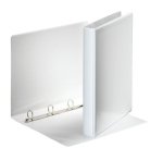 Classeur 4 anneaux cartonné Esselte personnalisable A4 - Dos 3,5 cm blanc