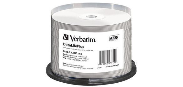 Verbatim DataLifePlus 4,7 Go DVD-R 50 pièce(s)