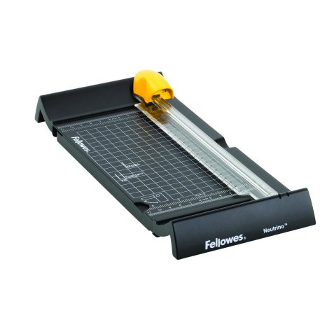 Rogneuse fellowes mini neutron a5 capacité 5f safecut réglette téléscopique a4 paysage longueur coupe 240mm