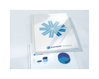 Couverture de reliure HiClear, format A4, PVC, 0,15 mm