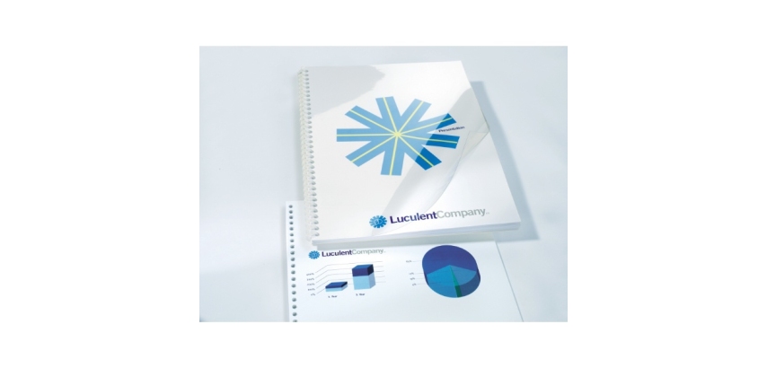 Couverture de reliure HiClear, format A4, PVC, 0,15 mm