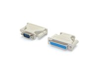 Cable  Adaptador  DB9M - DB25F Beige