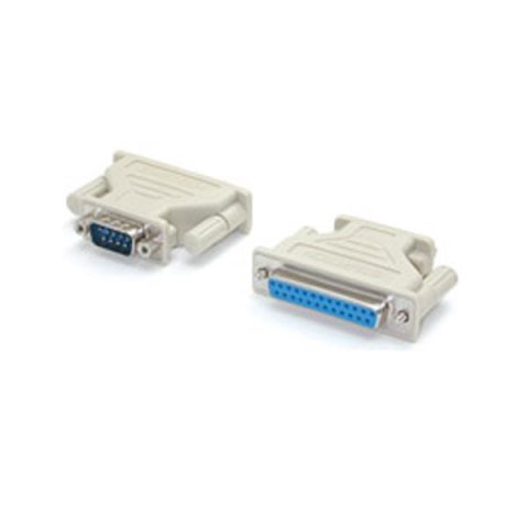 Cable Adaptador DB9M - DB25F Beige