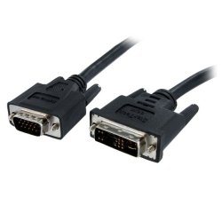 Cable Análogo de 5m DVI-A a VGA Macho a Macho para Monitor - Adaptador Analógico de Pantalla