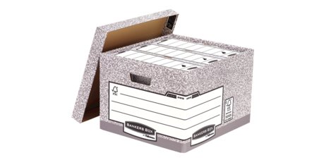 Caisse xl bankers box montage automatique carton recyclé