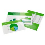 Pochettes de plastification, 250 microns par face, format A4, boîte de 100, brillant, IB586040