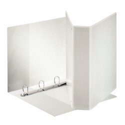 Classeur à couverture personnalisable sur trois faces PP Blanc – dos de 9 cm