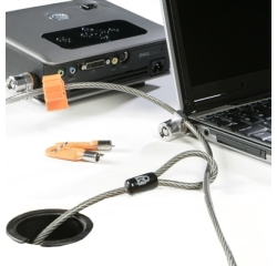 DELL 461-10053 cable antirrobo Acero inoxidable 2,2 m