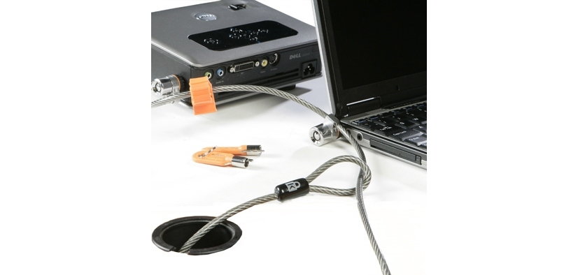 DELL 461-10053 cable antirrobo Acero inoxidable 2,2 m