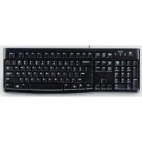 Logitech K120 Tastiera con Cavo per Windows, USB Plug-and-Play, Dimensioni Standard, Resistente agli Schizzi, Barra Spaziatrice Curva, Compatibile con PC, Laptop