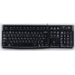 Logitech K120 Tastiera con Cavo per Windows, USB Plug-and-Play, Dimensioni Standard, Resistente agli Schizzi, Barra Spaziatrice Curva, Compatibile con PC, Laptop