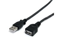 StarTech.com USBEXTAA10BK cable USB USB 2.0 3 m USB A Negro