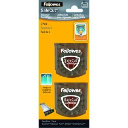 Fellowes Kit de 2 lames SafeCut coupe droite