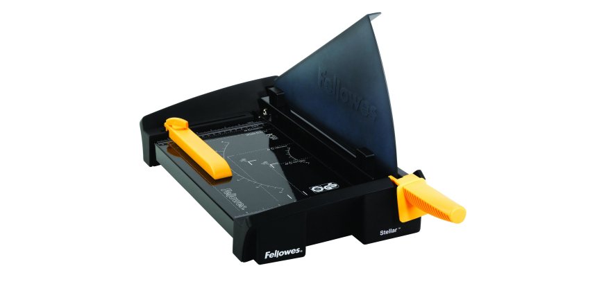 Cisaille fellowes stellar a4 capacité coupe 20f presse manuelle protection safecut coupe rabattable 127x374x603mm