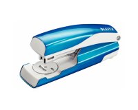 Agrafeuse leitz wow métal 40x58x145mm 30 feuilles agrafes 24/6 et 26/6 coloris turquoise