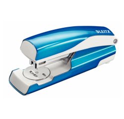 Agrafeuse leitz wow métal 40x58x145mm 30 feuilles agrafes 24/6 et 26/6 coloris turquoise