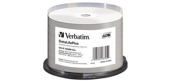 Verbatim DataLifePlus - CD-R x 50 - 700 MB - opslagmedia