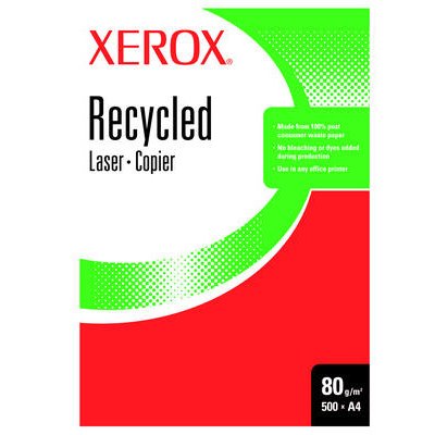 Ramette de 500 feuilles A4 80g, papier 100% recyclé Blanc Recycled 003R91165 CIE 58