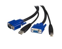 StarTech.com Câble pour switch KVM USB VGA de 3 m