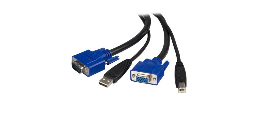 StarTech.com Câble pour switch KVM USB VGA de 3 m
