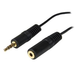 Cable de 3,6m Alargador Extensor de Audio Mini Jack 3,5mm Chapado en Oro para Auriculares 