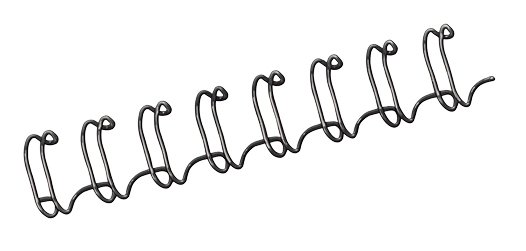 Reliure métallique fellowes relieur pas 3:1 34 boucles a4 1/2 in diamètre 12.7mm coloris noir boîte 100 unités