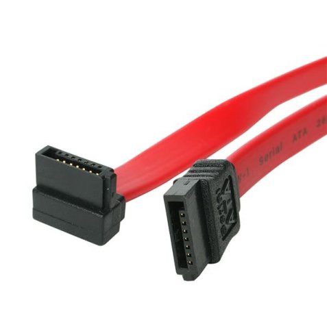 StarTech.com Cable de 60cm de Datos SATA en Ángulo Recto a la Derecha Acodado 7 Pines - 2x Serial ATA Macho