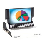 Perforelieuse fellowes pulsar-e 300 électrique 300f perforation 20f anneaux 38mm butée taquage réglable 490x390x130mm
