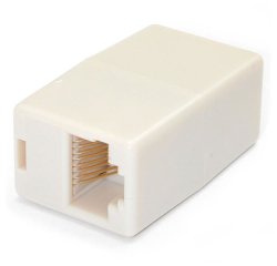 StarTech.com Caja de Empalme Acoplador para Cable Cat5 Ethernet UTP - 2x Hembra RJ45 - Beige