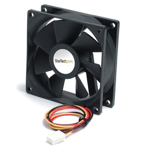 StarTech.com High Air Flow 9.25 cm Dual Ball Bearing Case Fan with TX3 Connector Boitier PC Ventilateur Noir