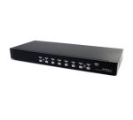 StarTech.com Conmutador Switch KVM 8 Puertos de Vídeo VGA HD15 USB 2.0 USB A y Audio - 1U Rack Estante