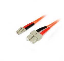 StarTech.com Cable Patch de Fibra Duplex Multimodo 50/125 1m LC - SC