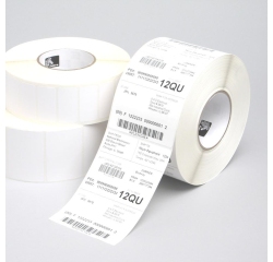 Caja de 4 rollos de Etiquetas de impresora 10,2 x 20,3 cm Zebra Z-Perform 1000T Blanco