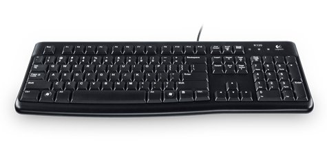 Logitech Keyboard K120 for Business teclado Universal USB QWERTZ Checa Negro