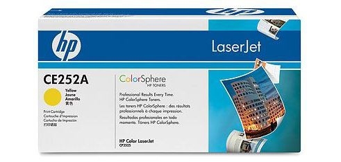 HP CE252A Cartouche de toner 1 pièce(s) Original Jaune