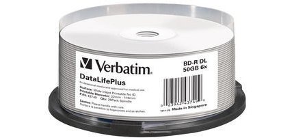 Verbatim DataLifePlus - BD-R DL x 25 - 50 GB - opslagmedia