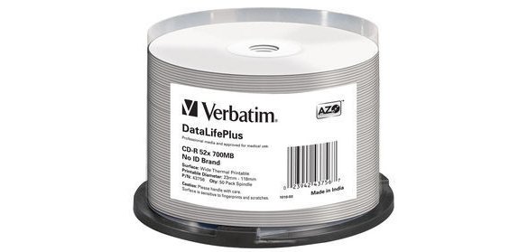 Verbatim CD-R 52x DataLifePlus 700 MB 50 pc(s)