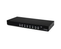 StarTech.com Switch KVM USB VGA à 8 ports avec OSD - Commutateur écran clavier souris à montage en rack 1U