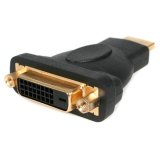 Adaptador HDMI a DVI - DVI-D Hembra - HDMI Macho - Conversor - Negro, HDMI, DVI-D, Negro