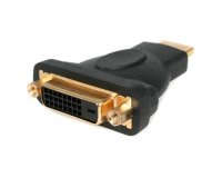 Adaptador HDMI a DVI - DVI-D Hembra - HDMI Macho - Conversor - Negro, HDMI, DVI-D, Negro