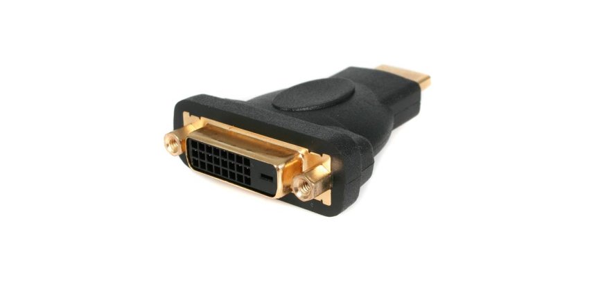 Adaptador HDMI a DVI - DVI-D Hembra - HDMI Macho - Conversor - Negro, HDMI, DVI-D, Negro