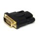 Conector HDMI a DVI - DVI-D Macho - HDMI Hembra - Conversor - Negro, HDMI, DVI-D, Negro