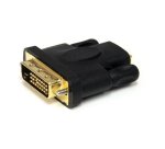 Conector HDMI a DVI - DVI-D Macho - HDMI Hembra - Conversor - Negro, HDMI, DVI-D, Negro