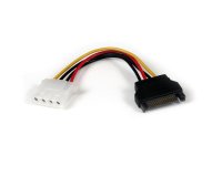 StarTech.com Cable de Alimentación de 15cm Adaptador Molex LP4 a SATA - Hembra a Macho
