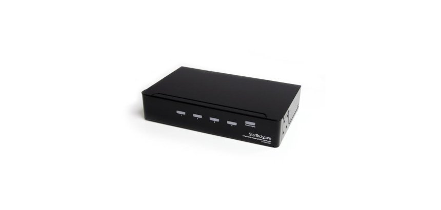 StarTech.com Répartiteur vidéo et amplificateur de signal HDMI haute vitesse à 4 ports avec audio
