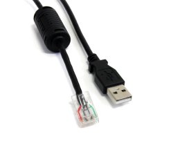 StarTech.com 6 ft Smart UPS Replacement USB Cable AP9827 - USB cable - USB (M) to RJ-45 (10 pin) (M) - 6 ft - black - USBUPS06 - USB cable - 1.8 m